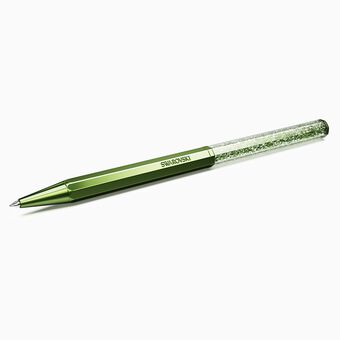 Crystalline ballpoint pen, Green, Green lacquered