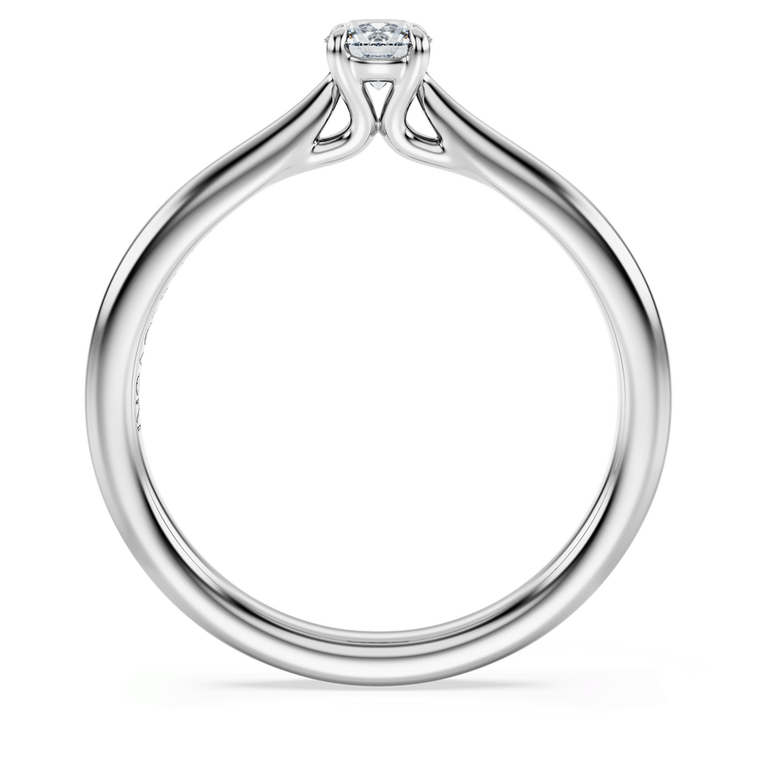swarovski eternity solitaire ring  laboratory grown diamonds 0 25 ct tw  sterling silver