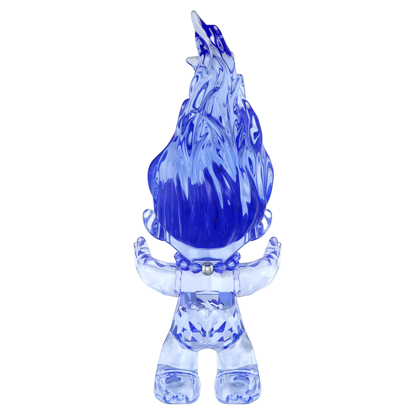 swarovski good luck trolls troll  blue