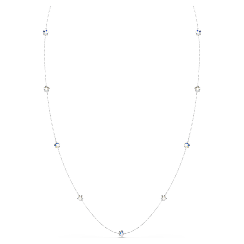 swarovski chroma strandage  star  white  rhodium plated