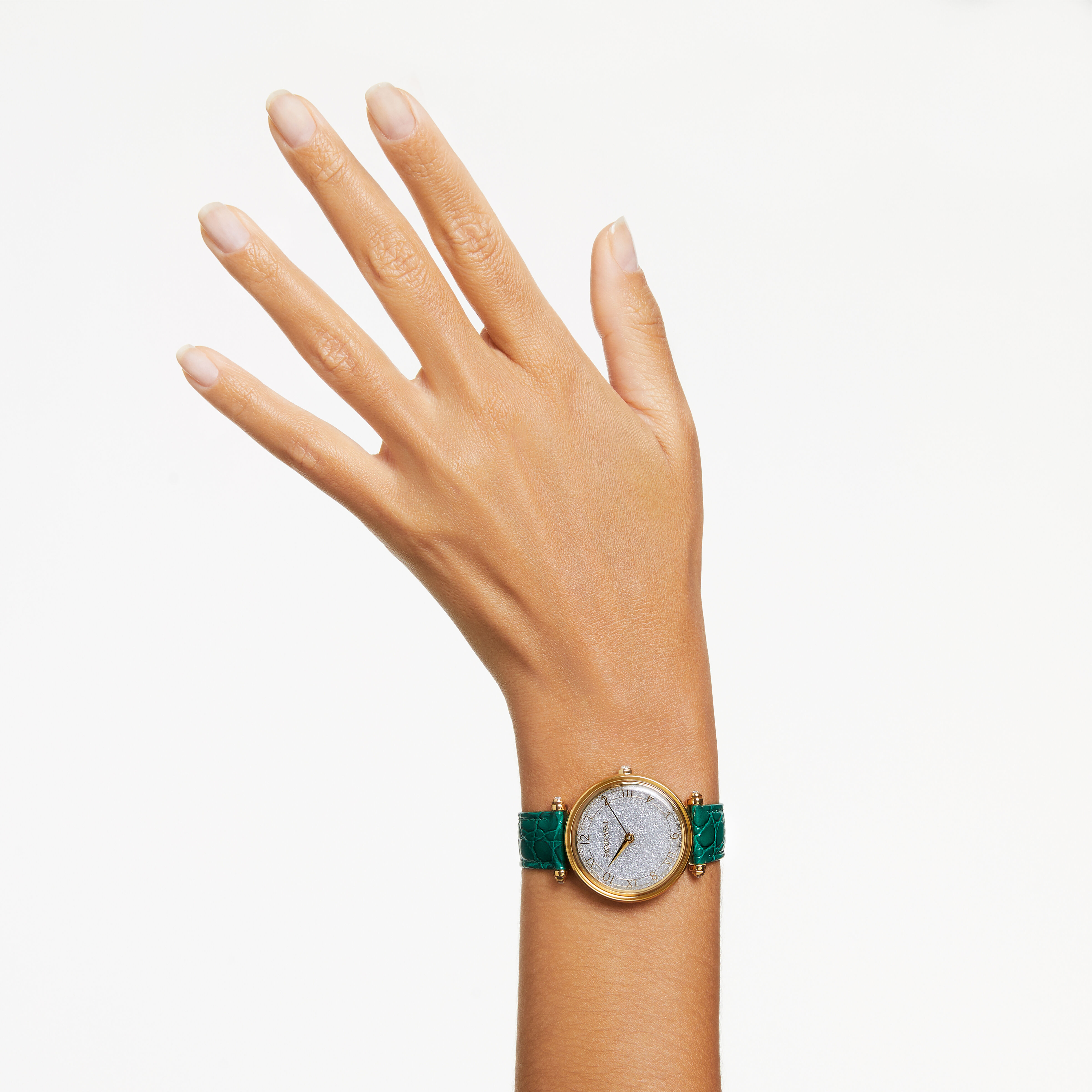 Buy Swarovski Crystalline Wonder watch Swiss Made Leather strap